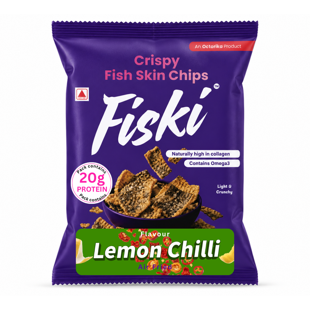 Fish Skin Chips - Lemon Chilli - 35 grams